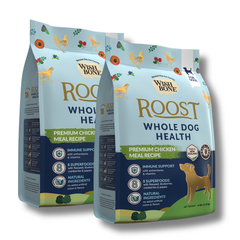Wishbone Roost New Zealand Chicken, Gluten Free, Grain Free Dry Dog Food for Overall Pet Health