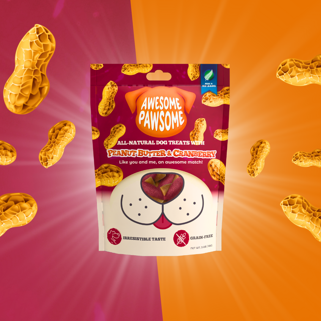 Awesome Pawsome Peanut Butter and Cranberry 85g