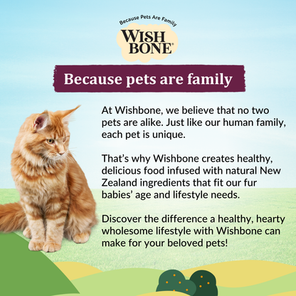 Wishbone Graze for Cats - New Zealand Beef and Lamb 1.8kg, 4.5kg