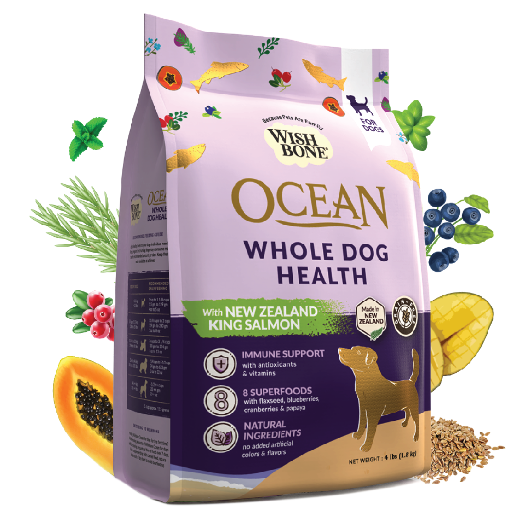 [Dog Starter Kit] Wishbone Ocean for Dogs - New Zealand King Salmon 500g