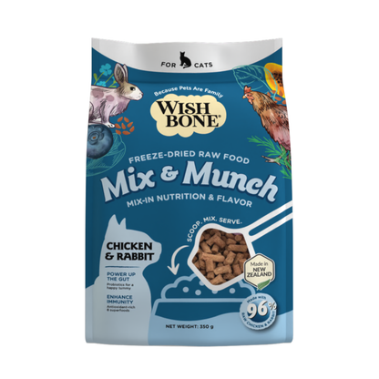 [Cat Super Feed Bundle] Wishbone Dry Cat Food + Freeze-Dried Raw Topper