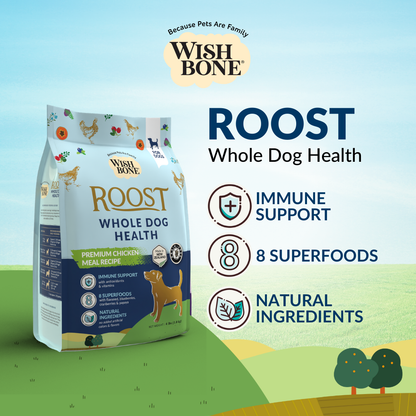 Wishbone Roost for Dogs - New Zealand Chicken 1.8kg, 9kg