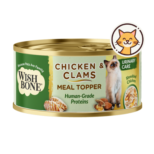 Wishbone Chicken & Clams - Cat Urinary Care Topper in Cans - 85g