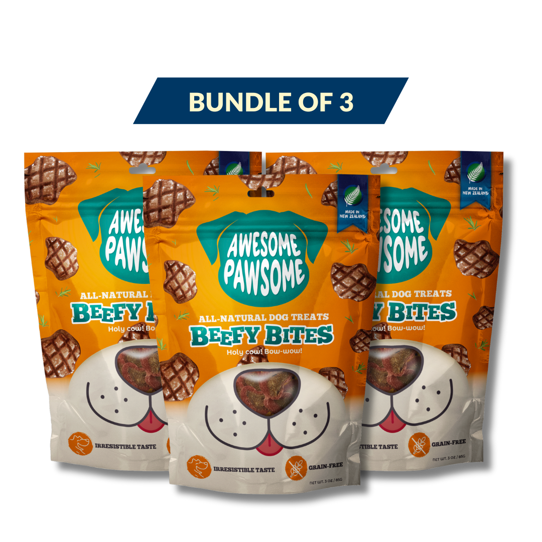 [Bundle Item] Awesome Pawsome Beefy Bites Bundle of 3