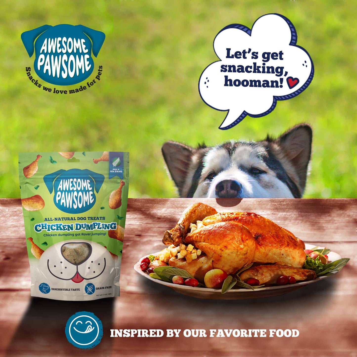 Awesome Pawsome Chicken Dumpling 85g