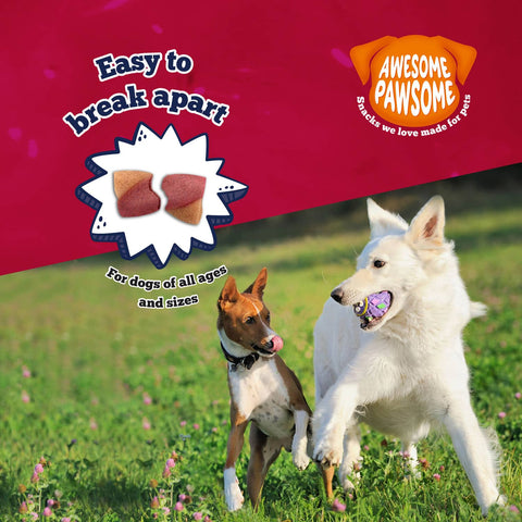 Awesome Pawsome All Natural Dog Treats Peanut Butter and Cranberry