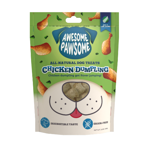 Awesome Pawsome All Natural Dog Treats Chicken Dumpling