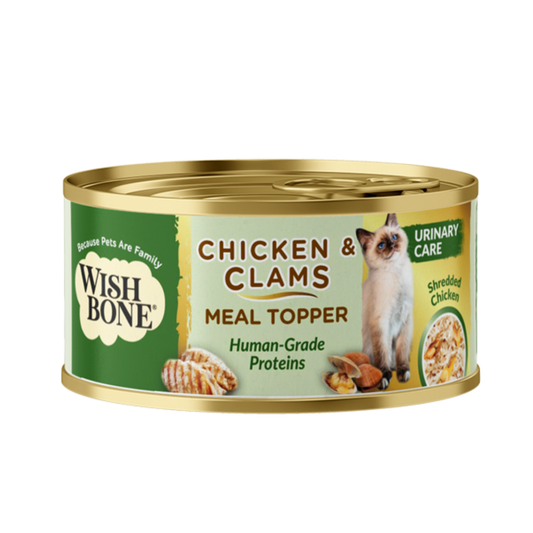 Wishbone Chicken & Clams - Cat Urinary Care Topper in Cans 85g