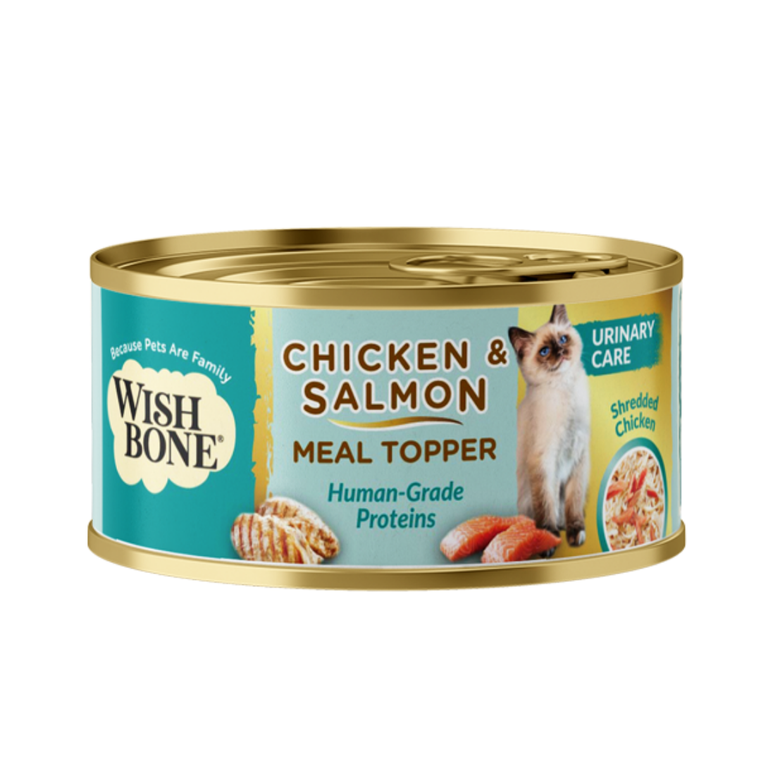 Wishbone Chicken & Salmon - Cat Urinary Care Topper in Cans 85g