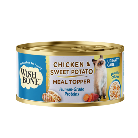 Wishbone Chicken & Sweet Potato - Cat Urinary Care Topper in Cans - 85g