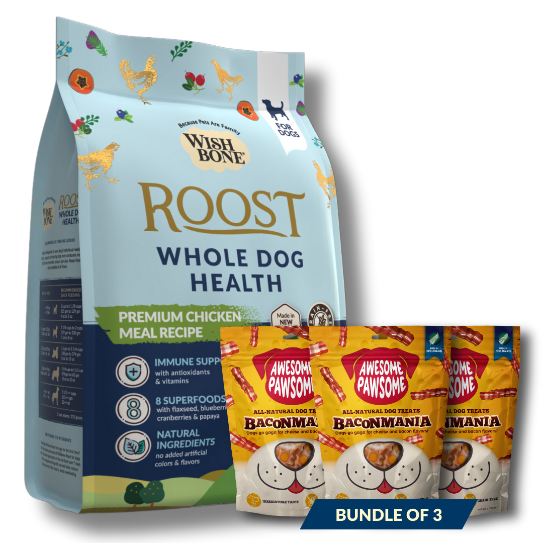 Wishbone Roost for Dogs - New Zealand Chicken 1.8kg, 9kg