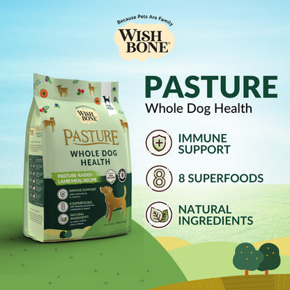 Wishbone Pasture for Dogs - New Zealand Lamb 1.8kg, 9kg