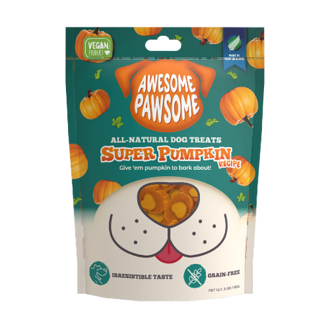 Awesome Pawsome All Natural Dog Treats Super Pumpkin