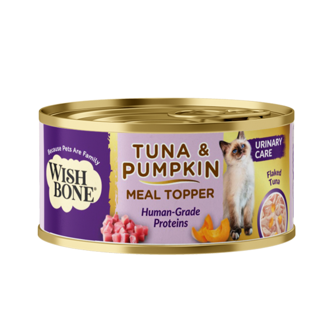 Wishbone Tuna & Pumpkin - Cat Urinary Care Topper in Cans - 85g