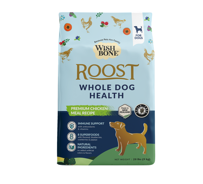 Wishbone Roost for Dogs - New Zealand Chicken 1.8kg, 9kg