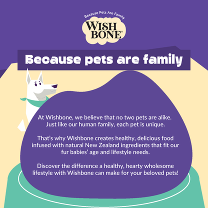 Wishbone Air-Dried Beef & Lamb Dog Food 454g