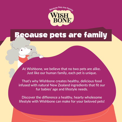 Wishbone Air-Dried Chicken & Beef Dog Food 454g