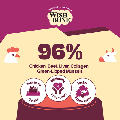 Wishbone Air-Dried Chicken & Beef Dog Food 454g