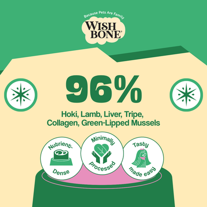 Wishbone Air-Dried Ocean Fish & Lamb Dog Food 454g