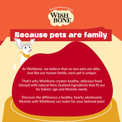 Wishbone Air-Dried Lamb Dog Food 454g