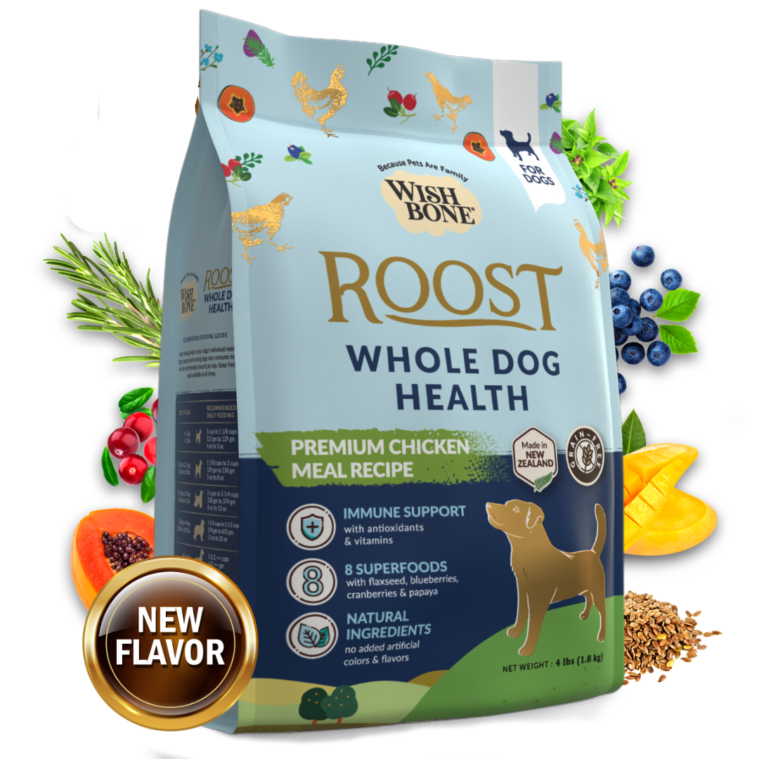 Wishbone Roost for Dogs - New Zealand Chicken 1.8kg, 9kg