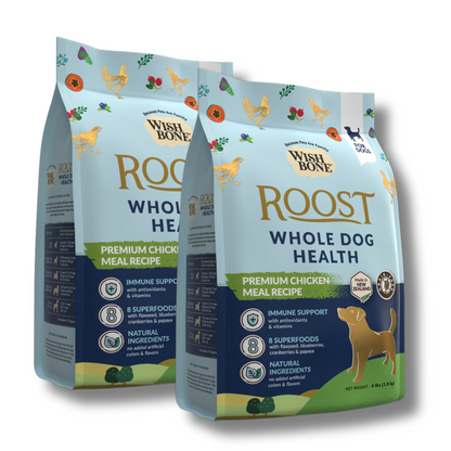 Wishbone Roost for Dogs - New Zealand Chicken 1.8kg, 9kg