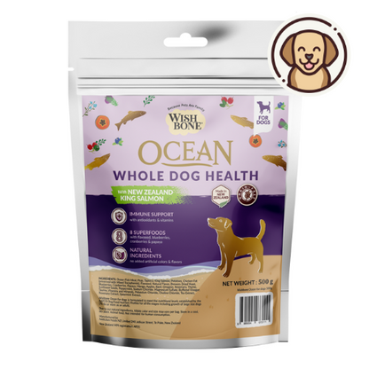 [Dog Starter Kit] Wishbone Ocean for Dogs - New Zealand King Salmon 500g