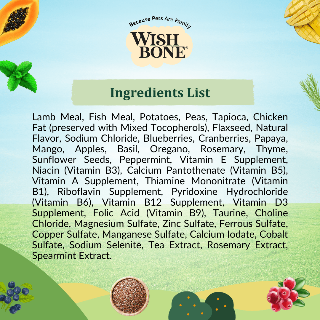 [Dog Trial Pack] Wishbone Pasture New Zealand Lamb Dry Dog Food - Wishbone Pet Foods NZ