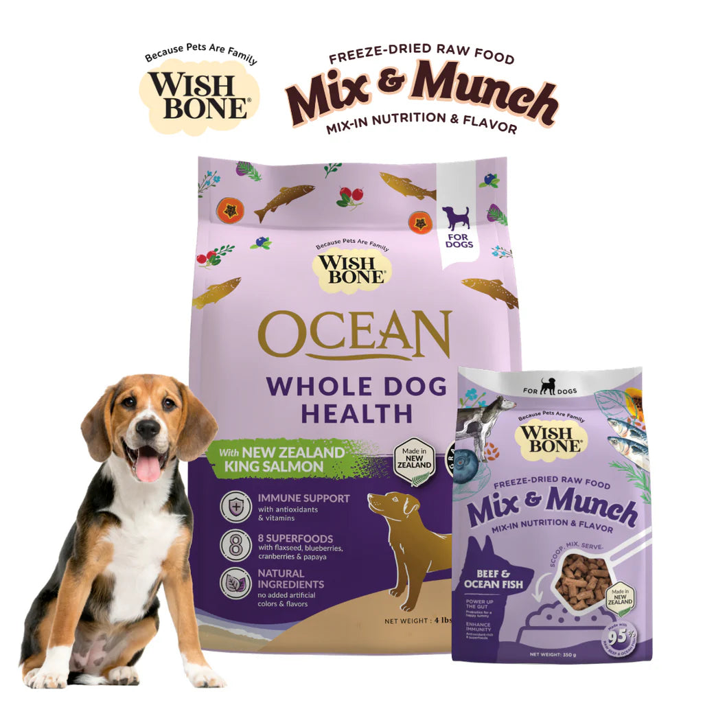 [Dog Super Feed Bundle] Wishbone Dry Dog Food + Freeze-Dried Raw Topper