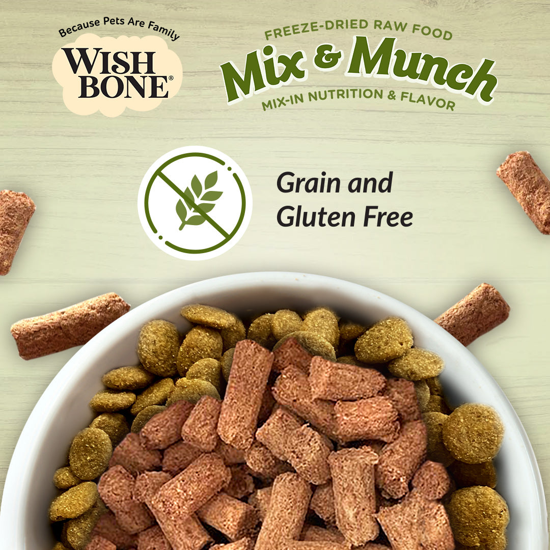 Wishbone Lamb, Goat & Chicken Freeze-Dried Raw Topper for Dogs - 350g