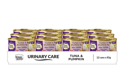 Wishbone Tuna & Pumpkin - Cat Urinary Care Topper in Cans - 85g