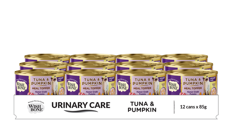 Wishbone Tuna & Pumpkin - Cat Urinary Care Topper in Cans - 85g