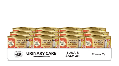 Wishbone Tuna & Salmon - Cat Urinary Care Topper in Cans - 85g