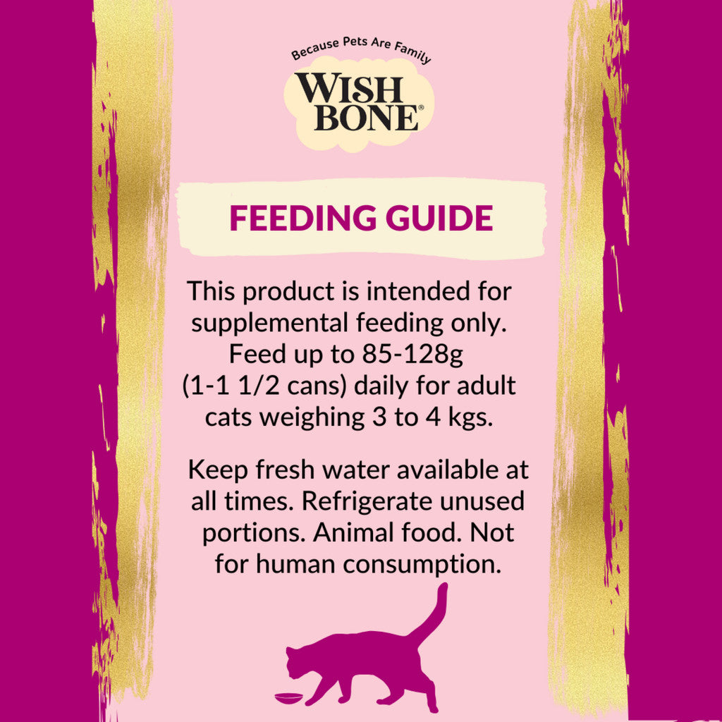 Wishbone Tuna & Beef - Cat Urinary Care Topper in Cans 85g