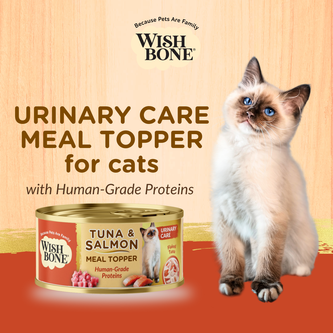 Wishbone Tuna & Salmon - Cat Urinary Care Topper in Cans - 85g