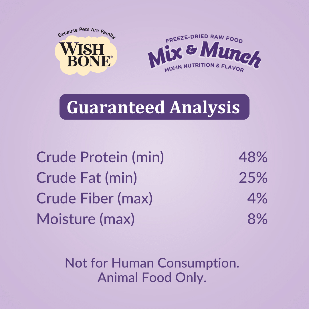 Wishbone Beef & Ocean Fish Freeze - Dried Raw Topper for Dogs 350g - Wishbone Pet Foods NZ