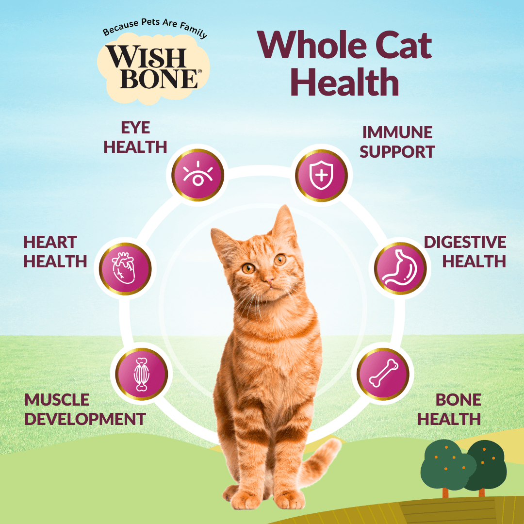 Wishbone Graze for Cats - New Zealand Beef and Lamb 1.8kg, 4.5kg - Wishbone Pet Foods NZ