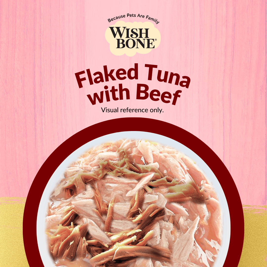 Wishbone Tuna & Beef - Cat Urinary Care Topper in Cans 85g - Wishbone Pet Foods NZ