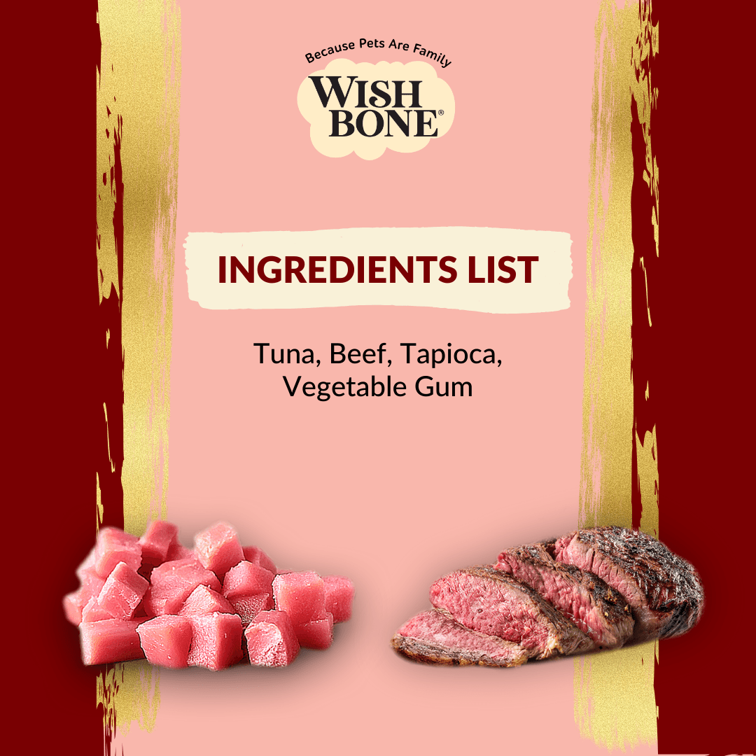 Wishbone Tuna & Beef - Cat Urinary Care Topper in Cans 85g - Wishbone Pet Foods NZ
