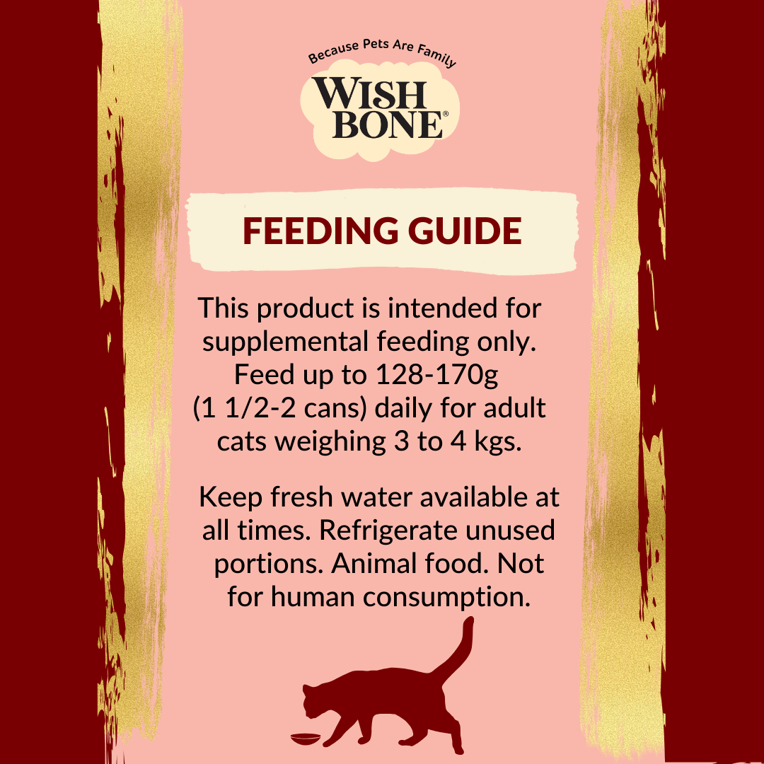 Wishbone Tuna & Beef - Cat Urinary Care Topper in Cans 85g - Wishbone Pet Foods NZ